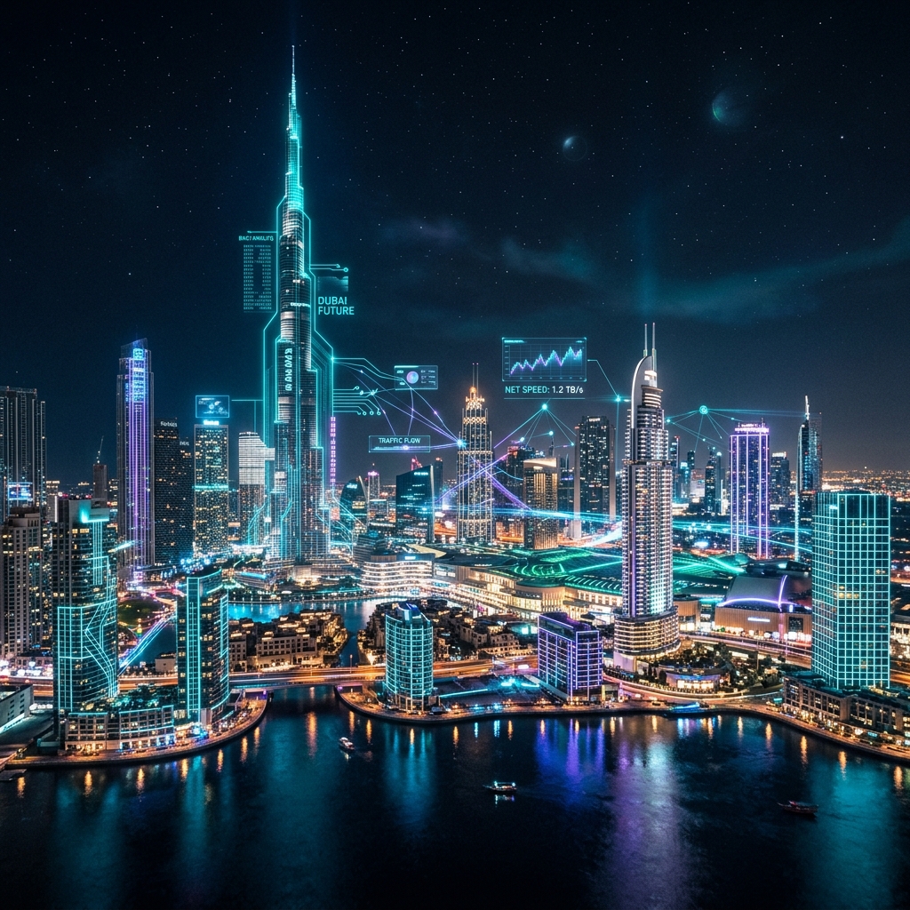 Dubai digital transformation cityscape